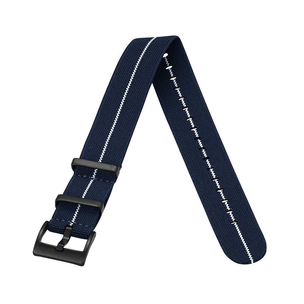 Pajama Stretch - Navy Blue/White