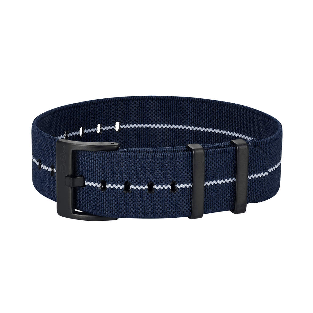 Pajama Stretch - Navy Blue/White