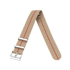 Pajama Stretch - Tan/Red