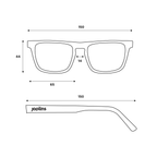 Palau - Rectangle Wooden Sunglasses