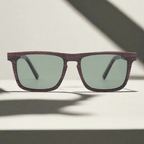 Palau - Rectangle Wooden Sunglasses