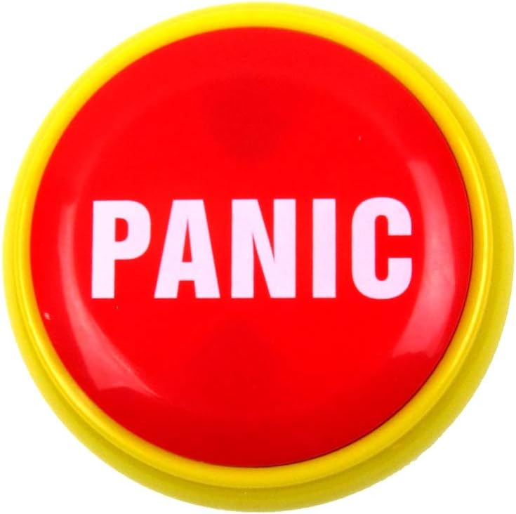Funny Panic Button – Hilarious Office Desk Prank Alarm & Novelty Gag Gift! 😱😂