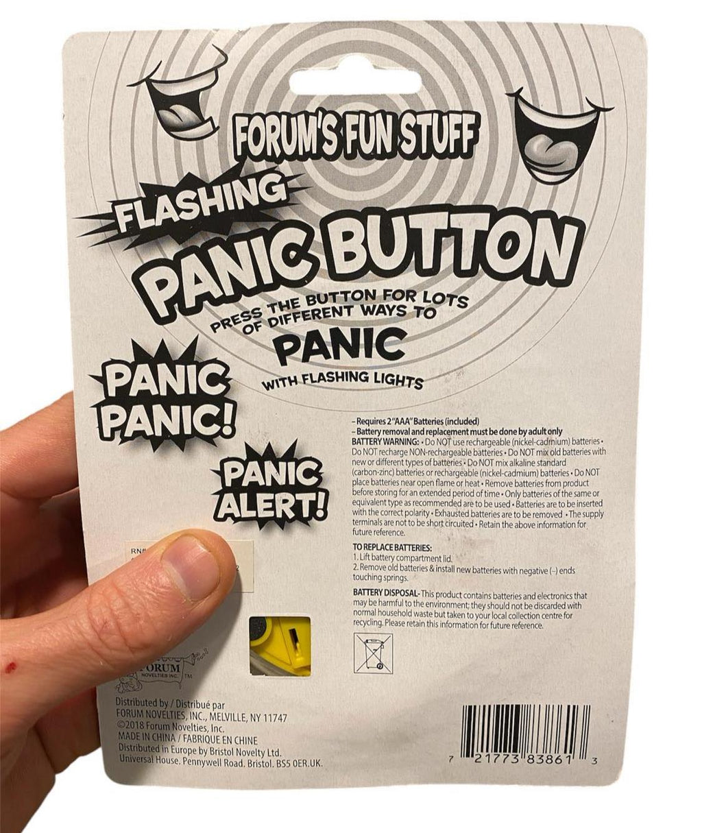 Funny Panic Button – Hilarious Office Desk Prank Alarm & Novelty Gag Gift! 😱😂