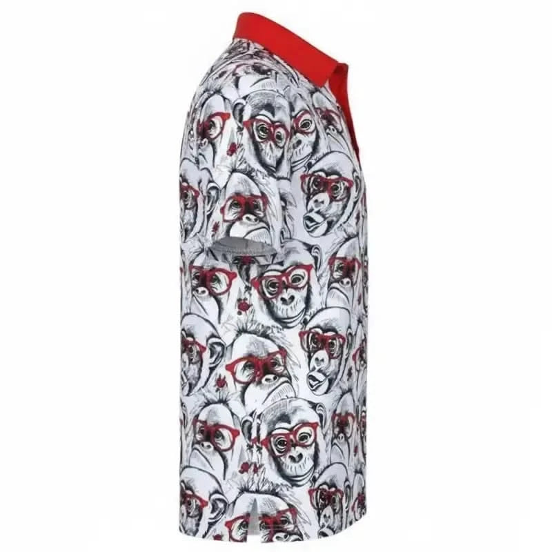 Party Animal Cool-Stretch Men's Golf Polo – Monkey