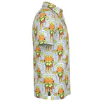 Party Animal Cool-Stretch Men's Golf Shirt (Giraffe)