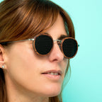 Pasco - Featherlight Titanium & Wood Sunglasses