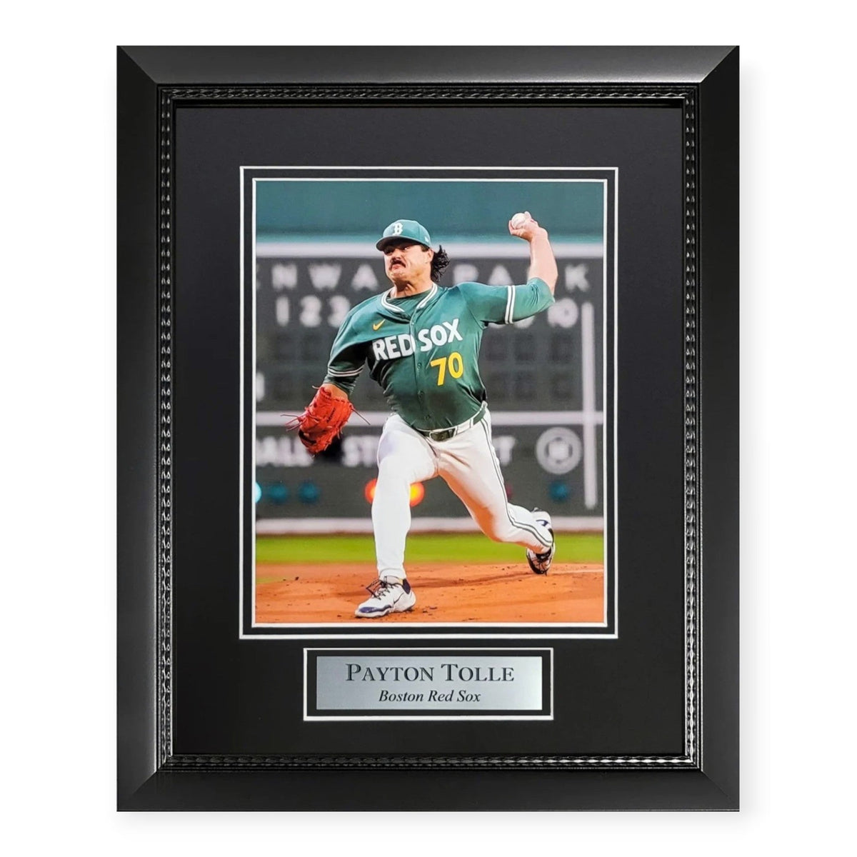 Payton Tolle Boston Red Sox Unsigned Photograph Framed to 11x14