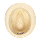Men's Fedora With Layered Webbing & Raffia Trim