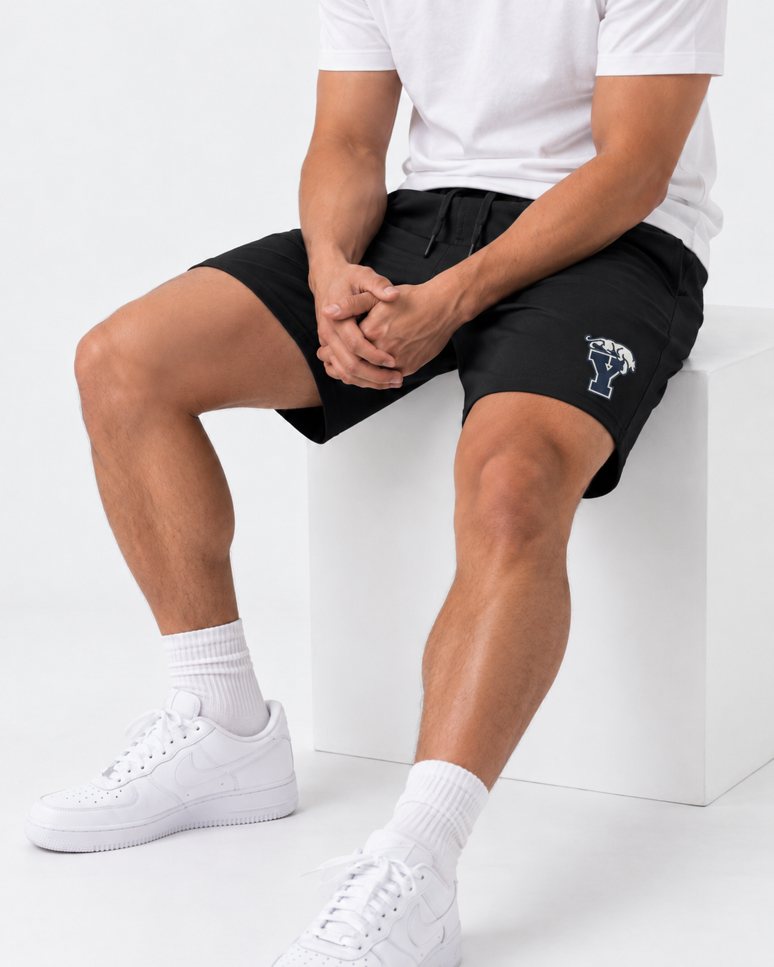 BYU Peak Sweat Black Shorts