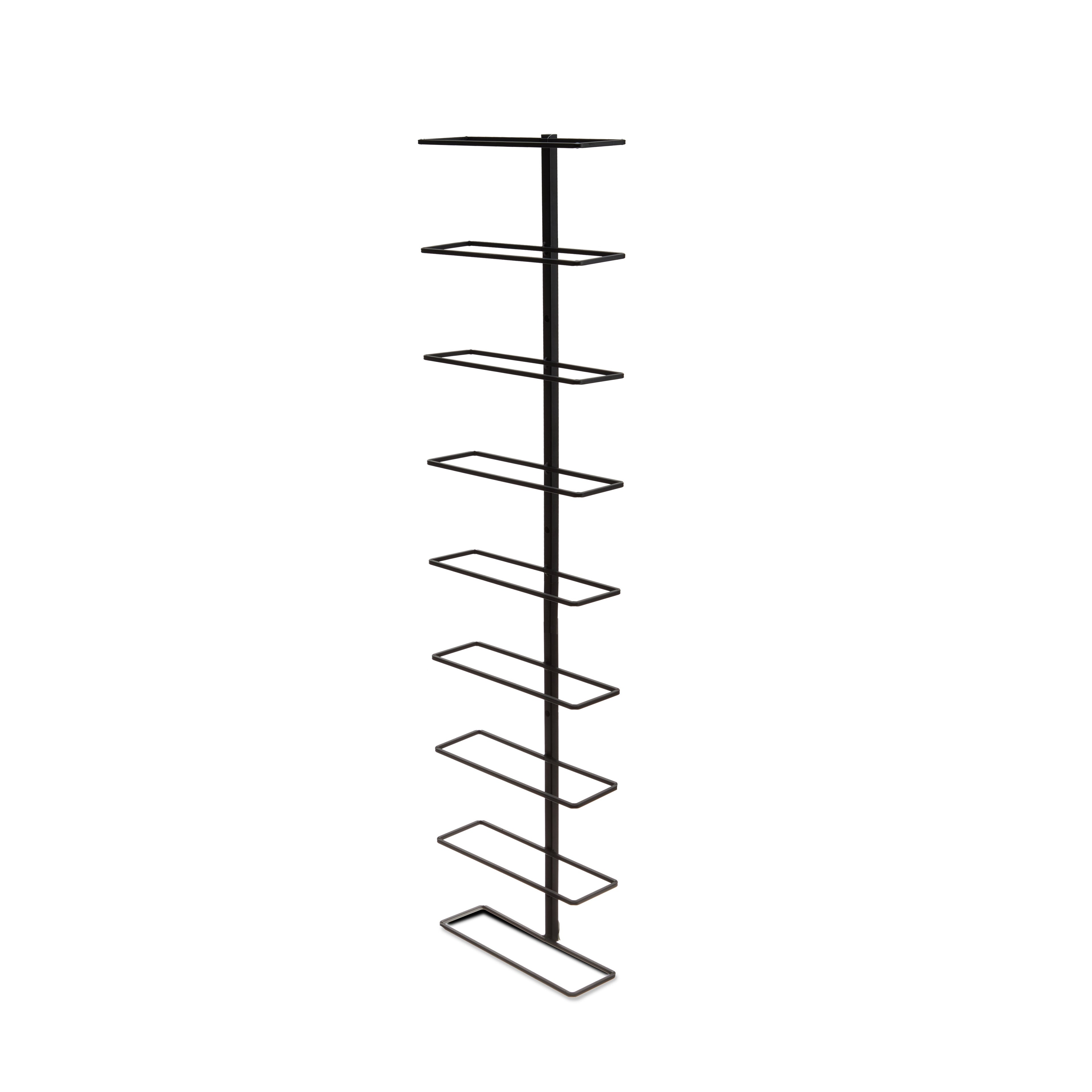 Align Wall-Mounted 9-Bottle Wine Rack