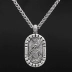 Greek Hoplite Soldier Stainless Steel Necklace