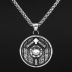 Vikings Rune Tiwaz Stainless Steel Pendant Necklace