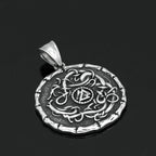Vikings Valknut Celtic Knot Stainless Steel Necklace