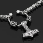 Vikings Hammer of Thor Stainless Steel Necklace