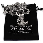 Vikings Wolf Mjolnir Stainless Steel King Chain Necklace