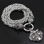 Vikings Odin's Wolf Chain Stainless Steel Necklace