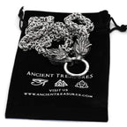 Vikings Wolf Head Stainless Steel Chain