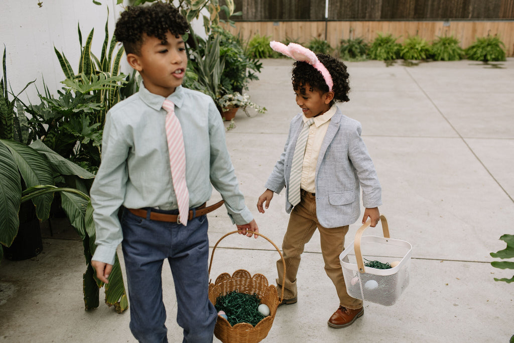 Peony Stripe - Boys Tie