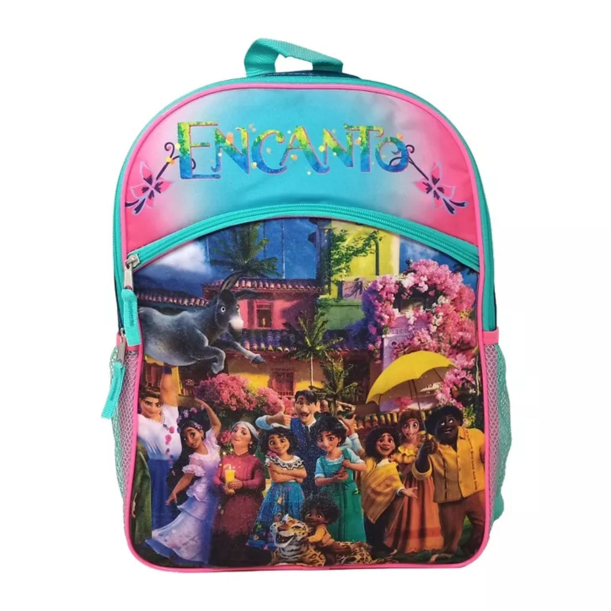 Encanto 16Ó Backpack with Front Pocket Vibrant Character Design