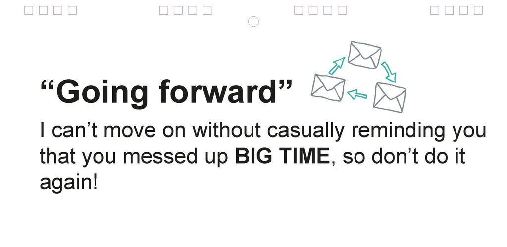 As Per My Last Email - Desk Spiral Flip Book - Funny Office Message Table Signs