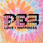 PEZ® Tie-Dye Tee | Love & Happiness - Youth Unisex Graphic T-Shirt