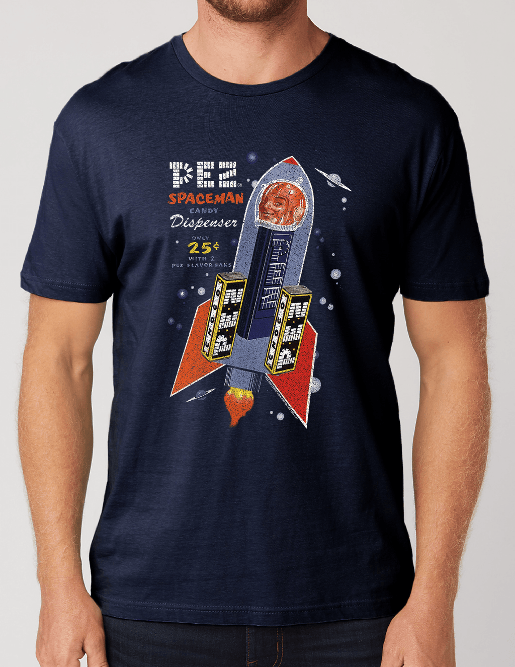 PEZ® Vintage Spaceman Candy Dispenser Ad Tee