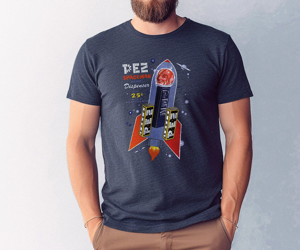 PEZ® Vintage Spaceman Candy Dispenser Ad Tee