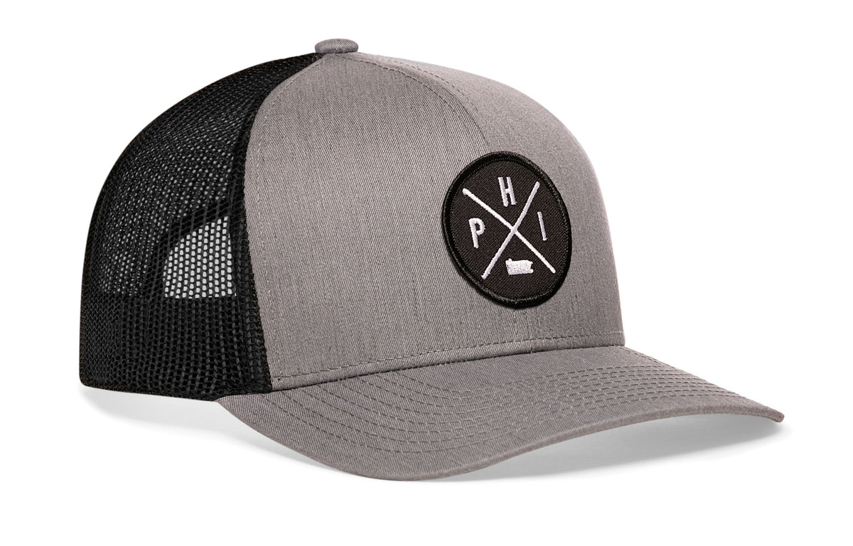 Philadelphia Trucker Hat  |  PHI X Snapback