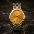 Omega De Ville · Steel & Gold · Quartz