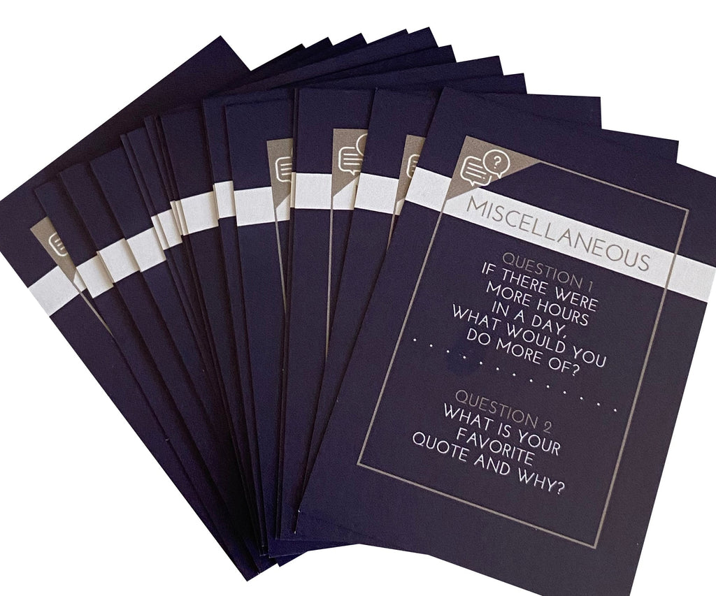 Conversation Starters Card Deck for Couples - 150+ Questions on Intimacy, Romance & Family