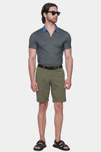 The Mercerized Cotton Polo (Stone)