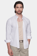 Premium Cotton dress shirt(polka dot)