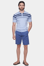 The Mercerized Cotton  Polo (Athletic Blue)