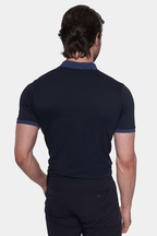 The Mercerized Cotton Polo (Admiral Blue)