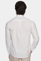 Premium Cotton Dress Shirt (Pure White)
