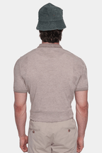 The Mercerized Cotton Polo (Pale Beige)
