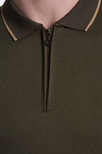The Mercerized Cotton Polo (Olive)
