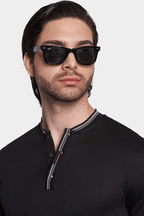 The Mercerized Cotton Polo (Race Black)