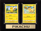 Pikachu Pokemon 2 Card Gift Plaque 6x8 Engraved Nameplate