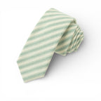 Pistachio Stripe - Men's Tie