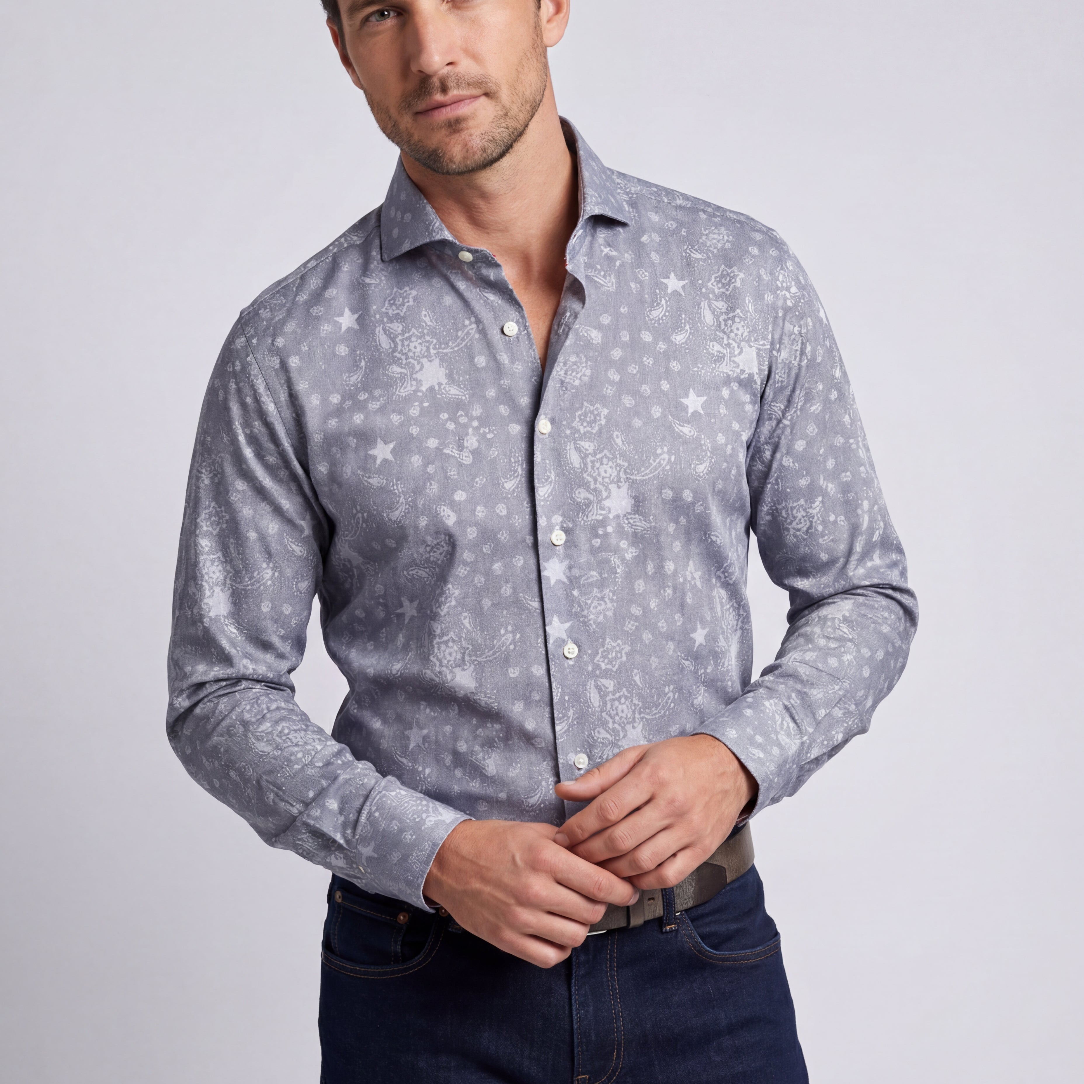 levinas dress shirts Cotton for Men 17.5 yet sophisticated office look. Levinas Shirts Touch of