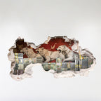 White Wolf Hustle Wall Money Decal - Limited Edition
