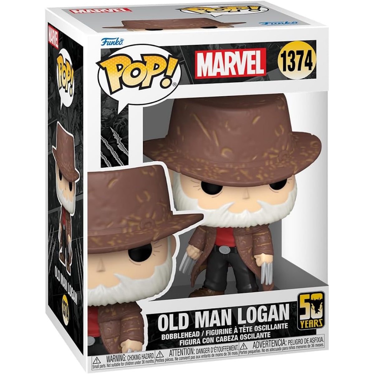 Funko Pop! Marvel Old Man Logan #1374 Vinyl Figure (50 Years Special Edition)