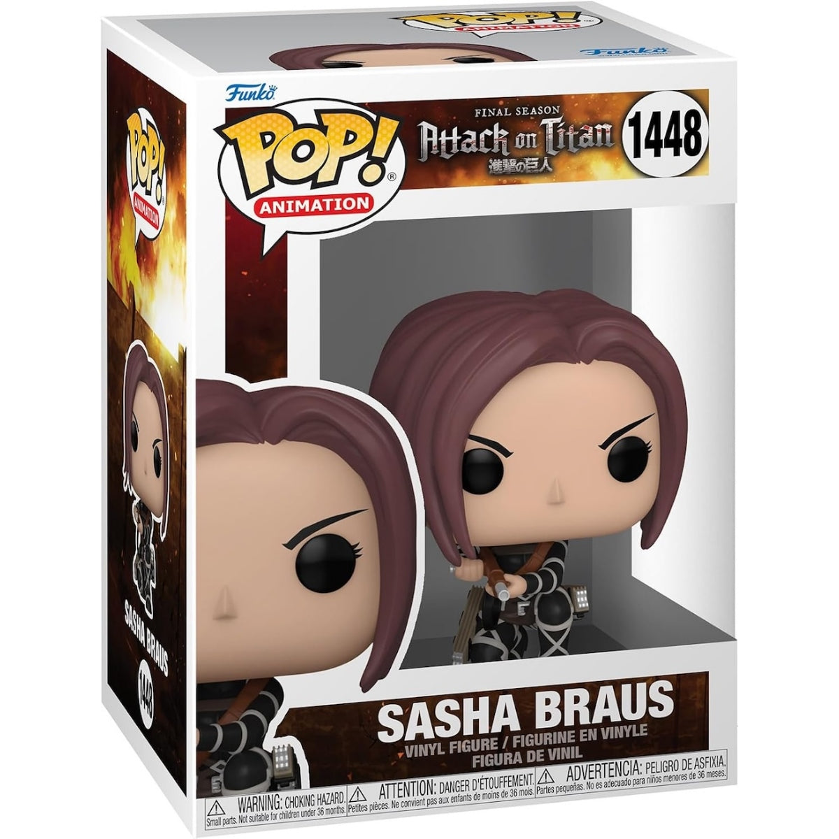 Funko Pop! Animation Attack on Titan Final Season Sasha Braus #1448 Vinyl Figure