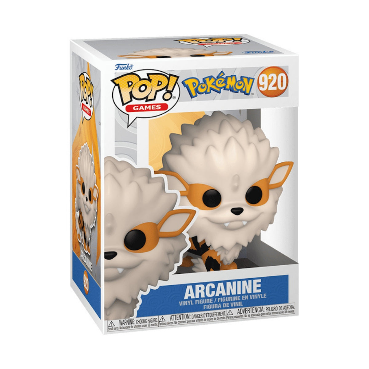 Funko Pop! Games PokŽmon Arcanine #920 Vinyl Figure