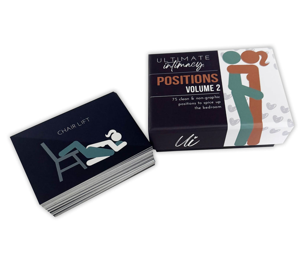 Sex Position Card Deck Volume 2 - 75 Positions With Descriptions, Non-Graphic Couples Game