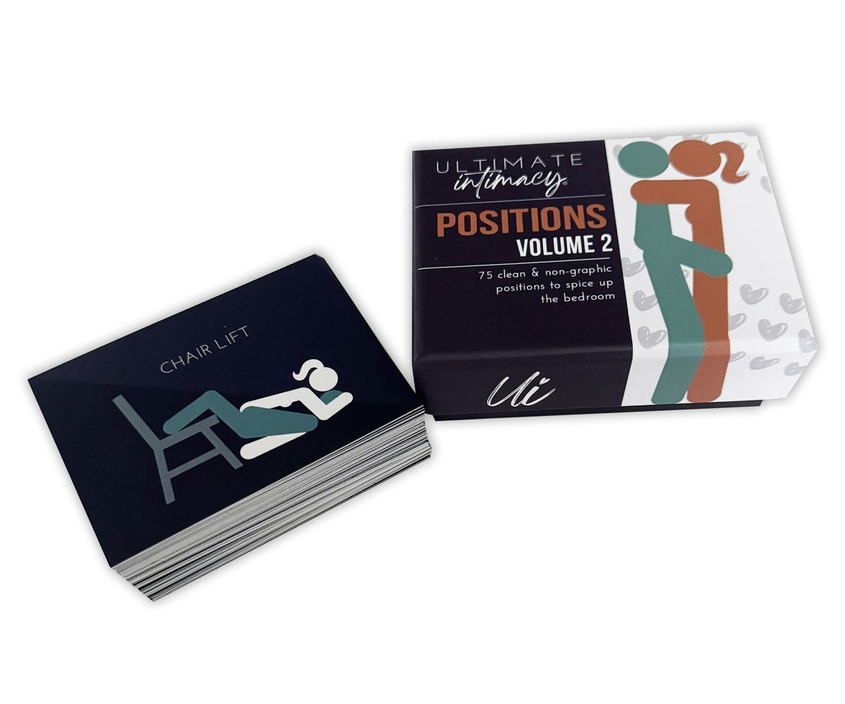 Sex Position Card Deck Volume 2 - 75 Positions With Descriptions, Non-Graphic Couples Game