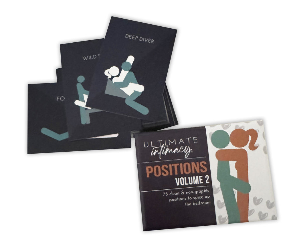 Sex Position Card Deck Volume 2 - 75 Positions With Descriptions, Non-Graphic Couples Game