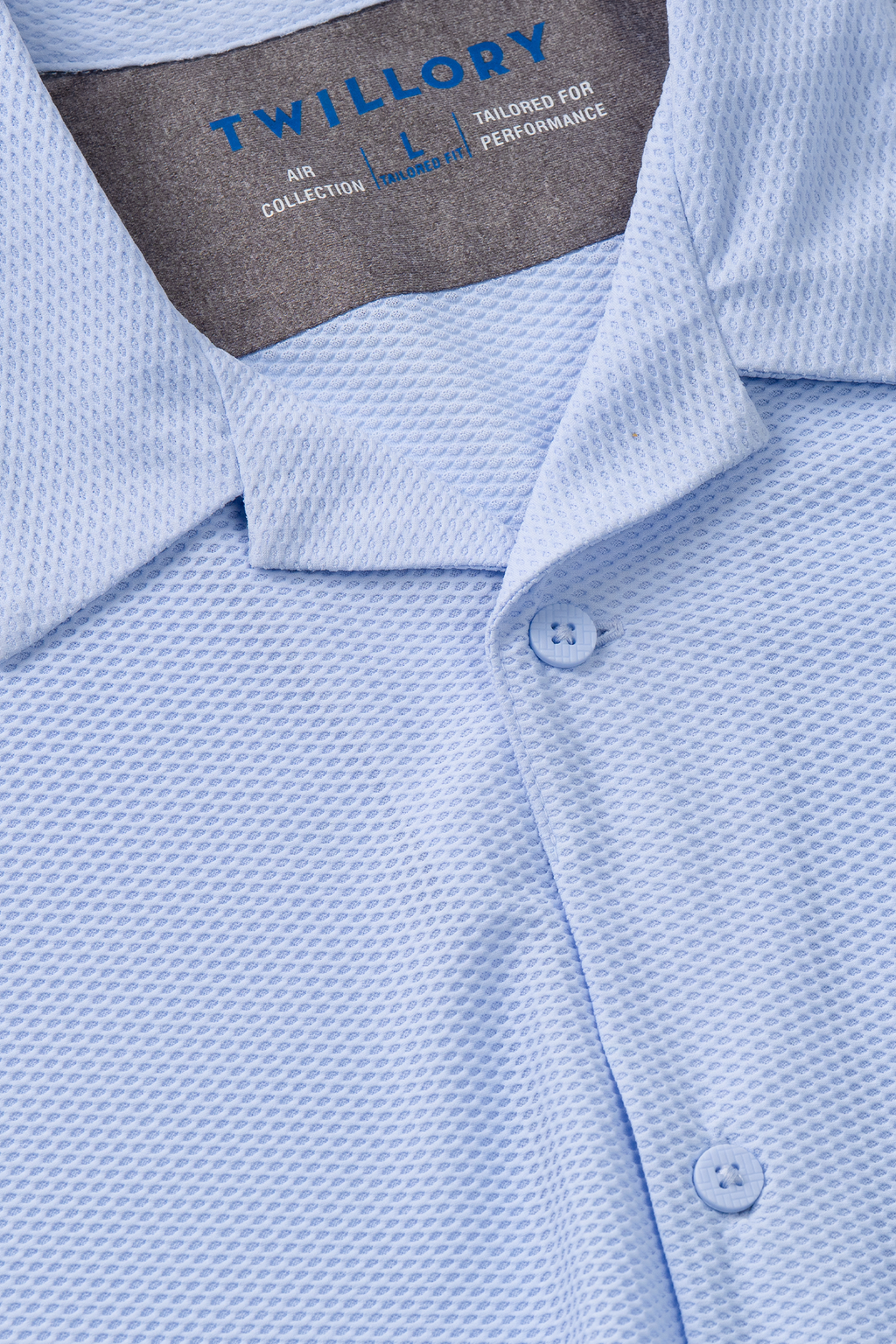 AIR Resort Shirt Solid // Powder Blue