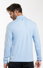 Long Sleeve Polo Solid // Powder Blue